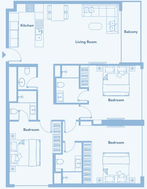 TownX Luma Park Views floor plan