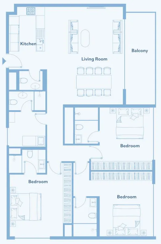 TownX Luma Park Views floor plan