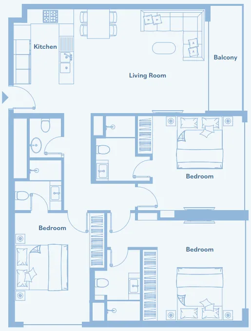 TownX Luma Park Views floor plan