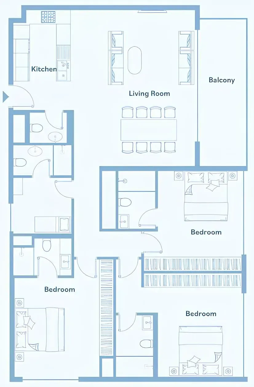 TownX Luma Park Views floor plan
