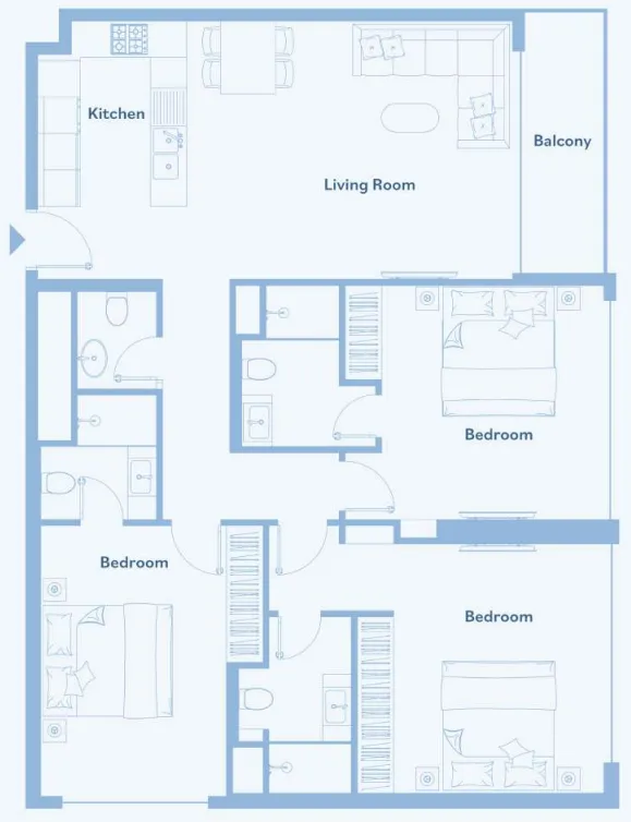 TownX Luma Park Views floor plan