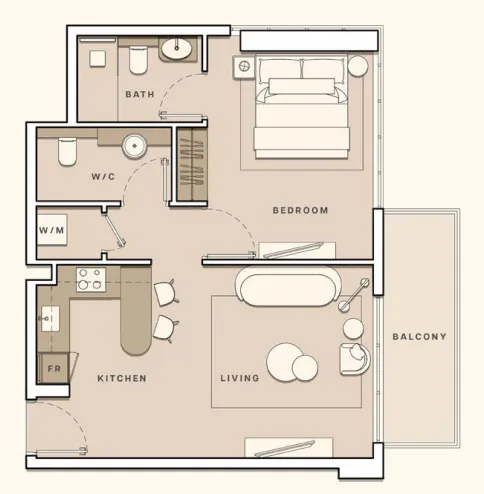 S and S Lume Residences floor plan