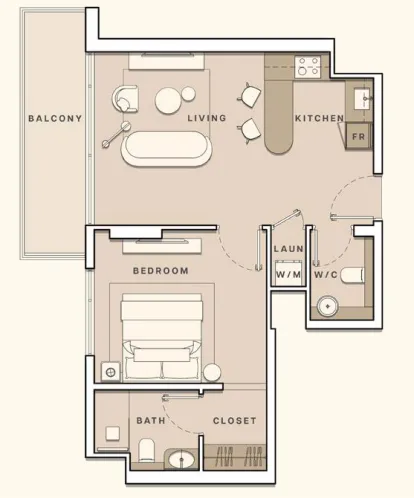 S and S Lume Residences floor plan