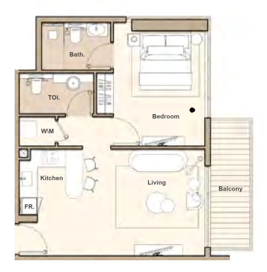 S and S Lume Residences floor plan
