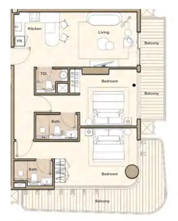 S and S Lume Residences floor plan
