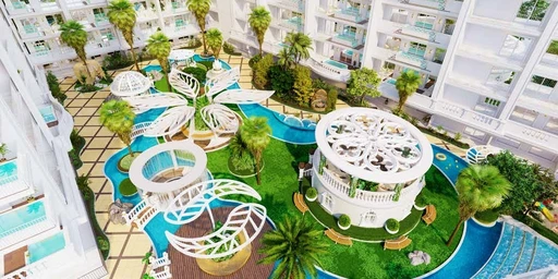 Lush Landscaped Greens amenity image at Aqua Dimore
