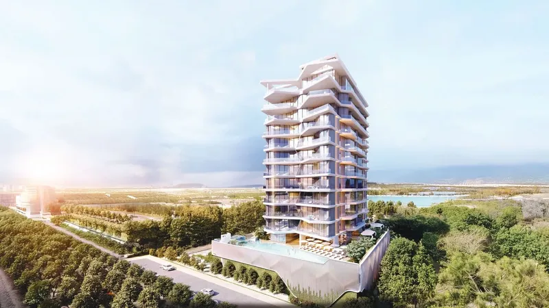Exterior at Luxury Canal Residences in Dubai Islands Dubai