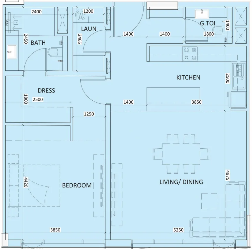 Dia Development Luzora Residence floor plan