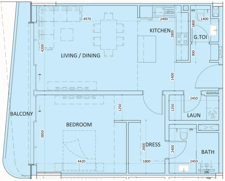Dia Development Luzora Residence floor plan