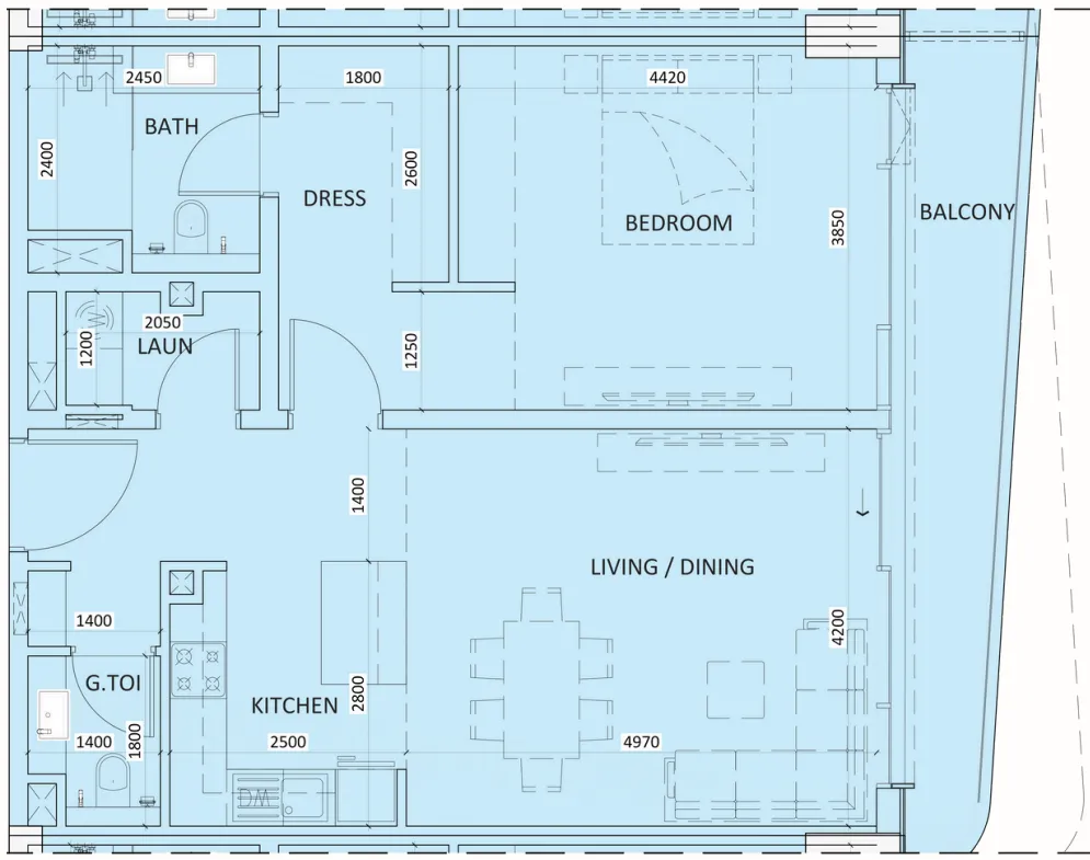 Dia Development Luzora Residence floor plan