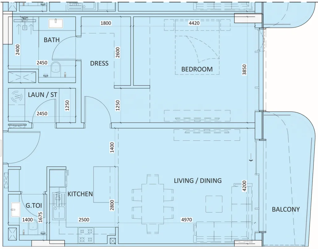 Dia Development Luzora Residence floor plan