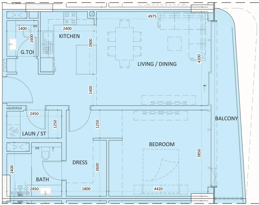 Dia Development Luzora Residence floor plan