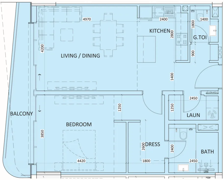 Dia Development Luzora Residence floor plan
