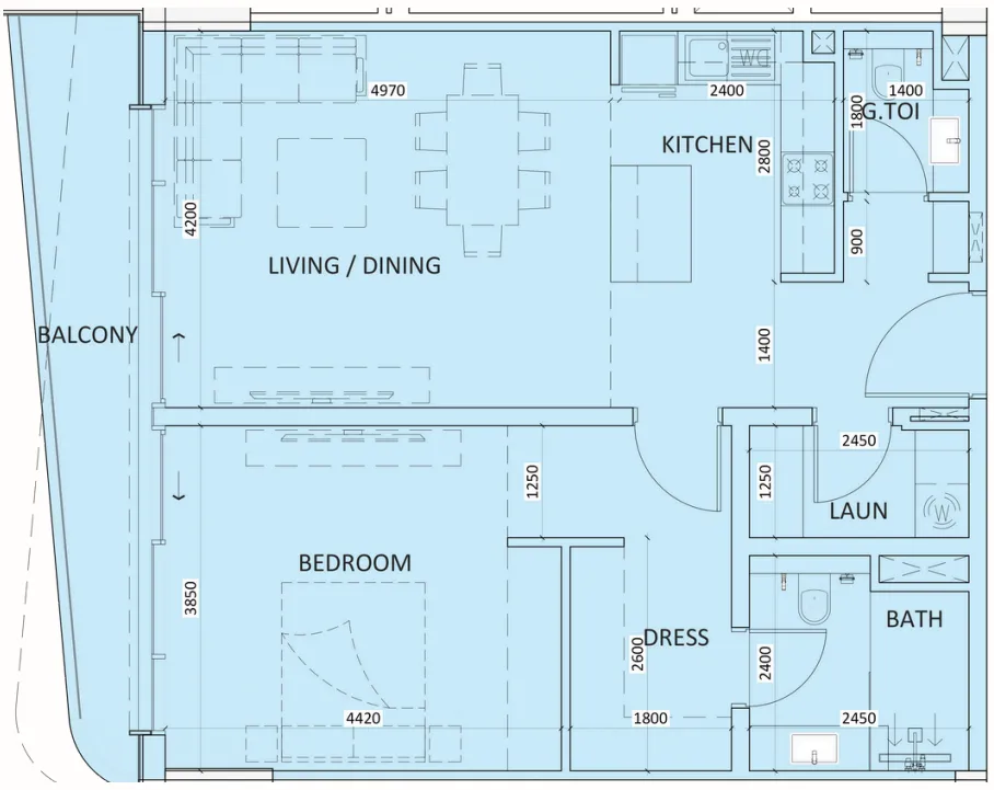 Dia Development Luzora Residence floor plan