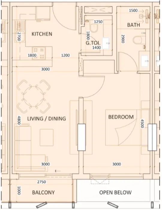 Dia Development Luzora Residence floor plan