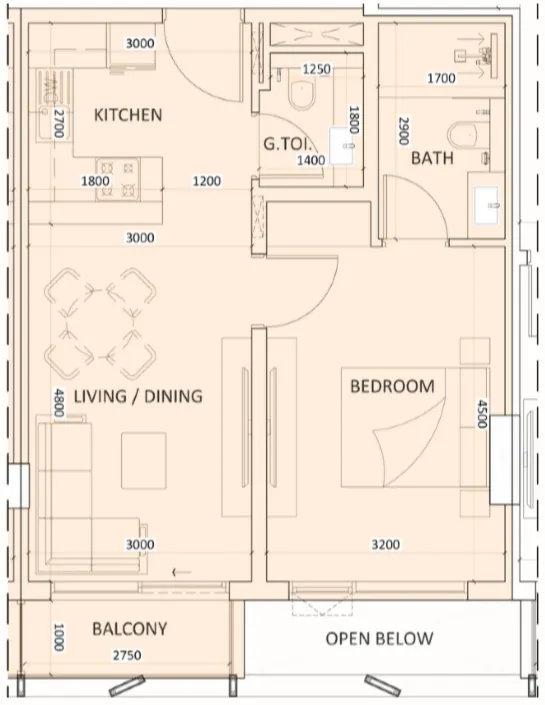 Dia Development Luzora Residence floor plan