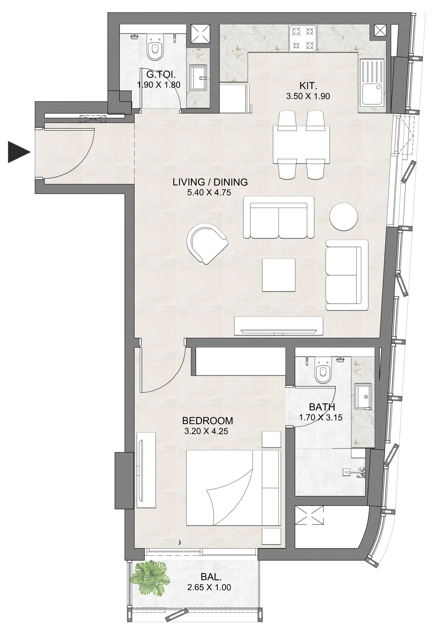 Dia Development Luzora Residence floor plan