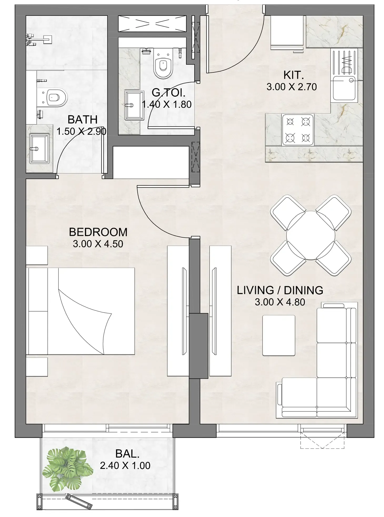 Dia Development Luzora Residence floor plan