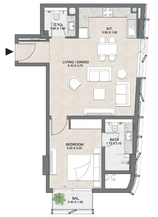 Dia Development Luzora Residence floor plan