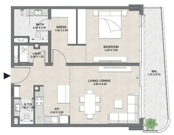 Dia Development Luzora Residence floor plan