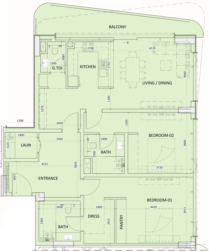 Dia Development Luzora Residence floor plan