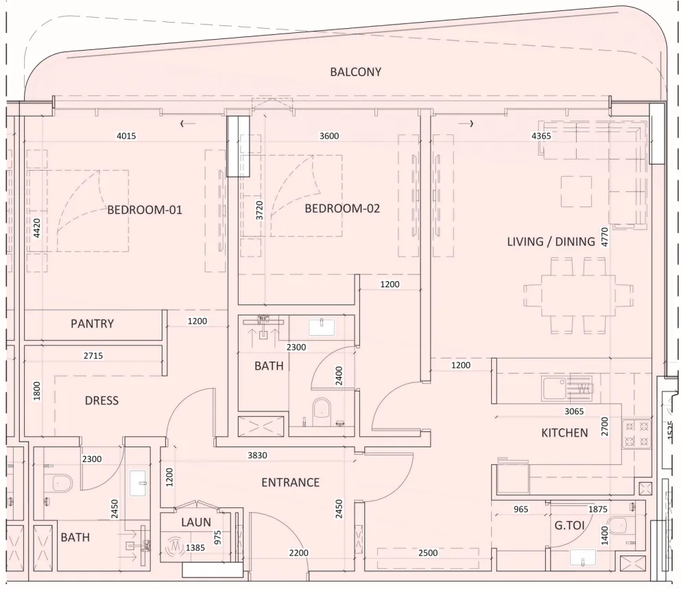 Dia Development Luzora Residence floor plan
