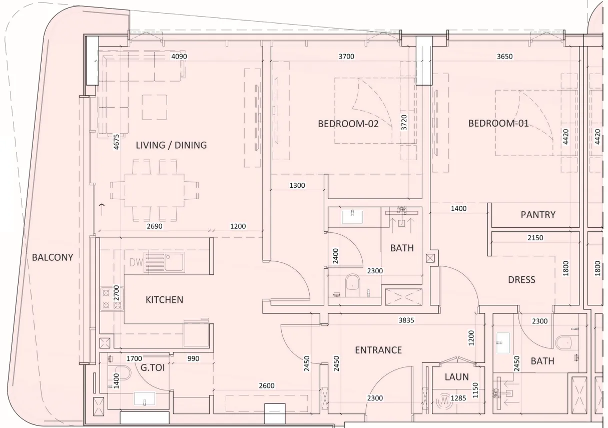 Dia Development Luzora Residence floor plan