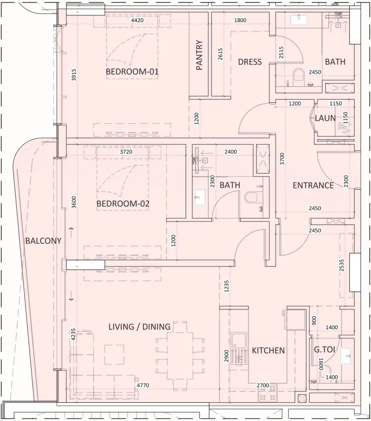 Dia Development Luzora Residence floor plan