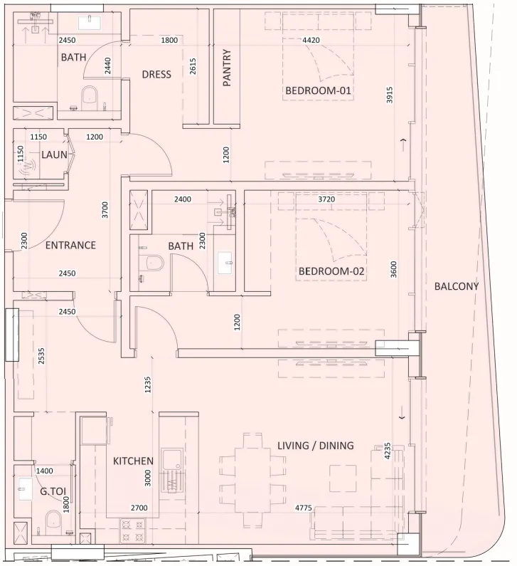 Dia Development Luzora Residence floor plan