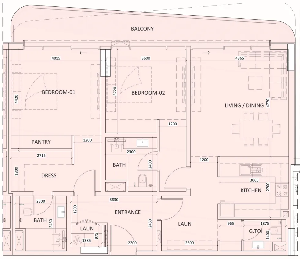 Dia Development Luzora Residence floor plan
