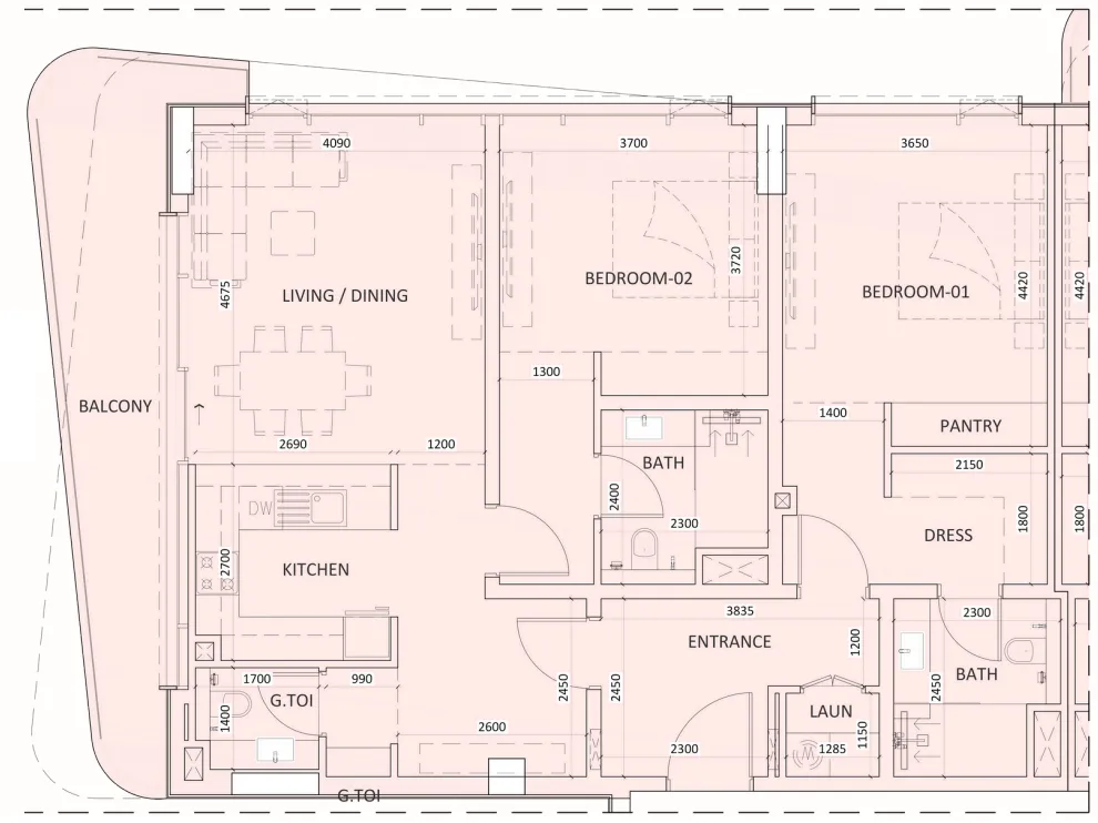 Dia Development Luzora Residence floor plan