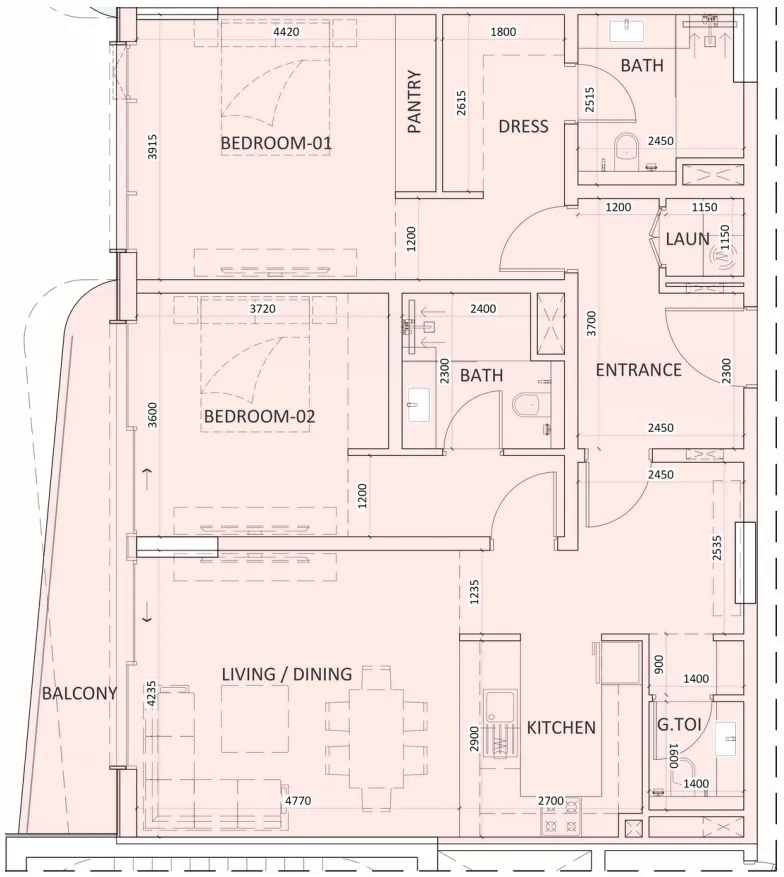 Dia Development Luzora Residence floor plan
