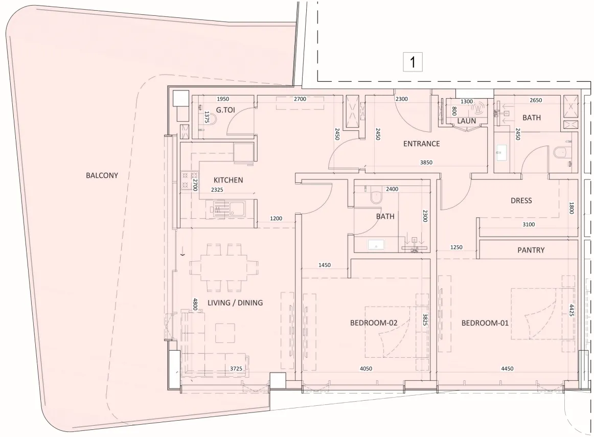 Dia Development Luzora Residence floor plan