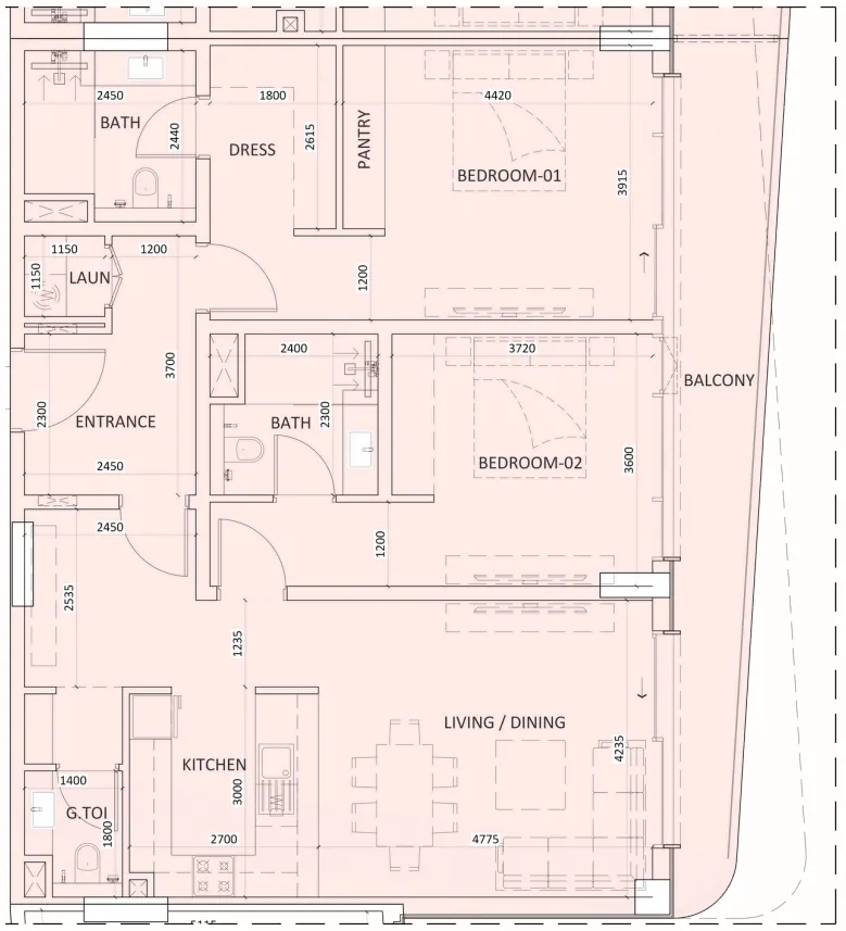 Dia Development Luzora Residence floor plan