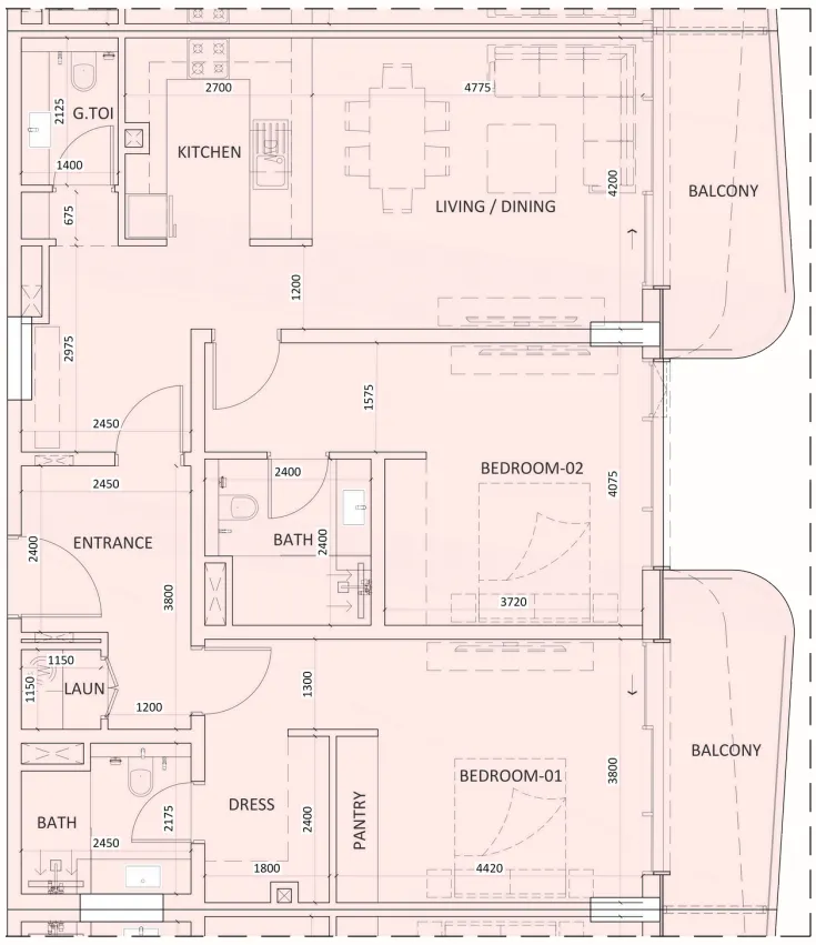 Dia Development Luzora Residence floor plan