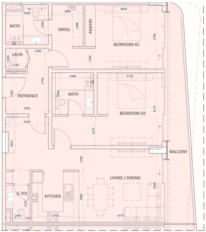 Dia Development Luzora Residence floor plan