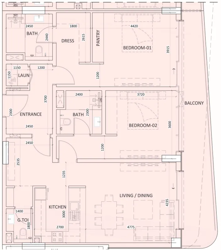 Dia Development Luzora Residence floor plan