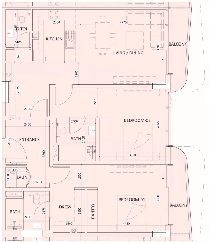 Dia Development Luzora Residence floor plan