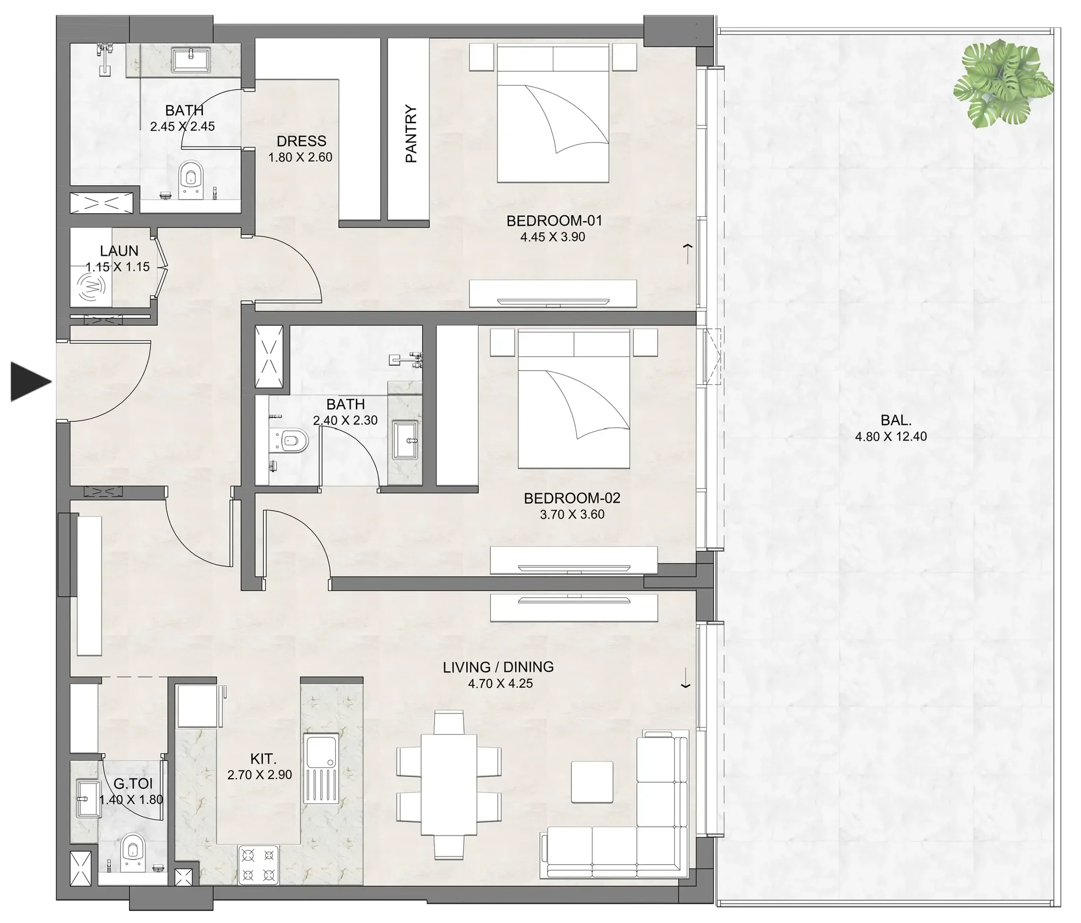 Dia Development Luzora Residence floor plan