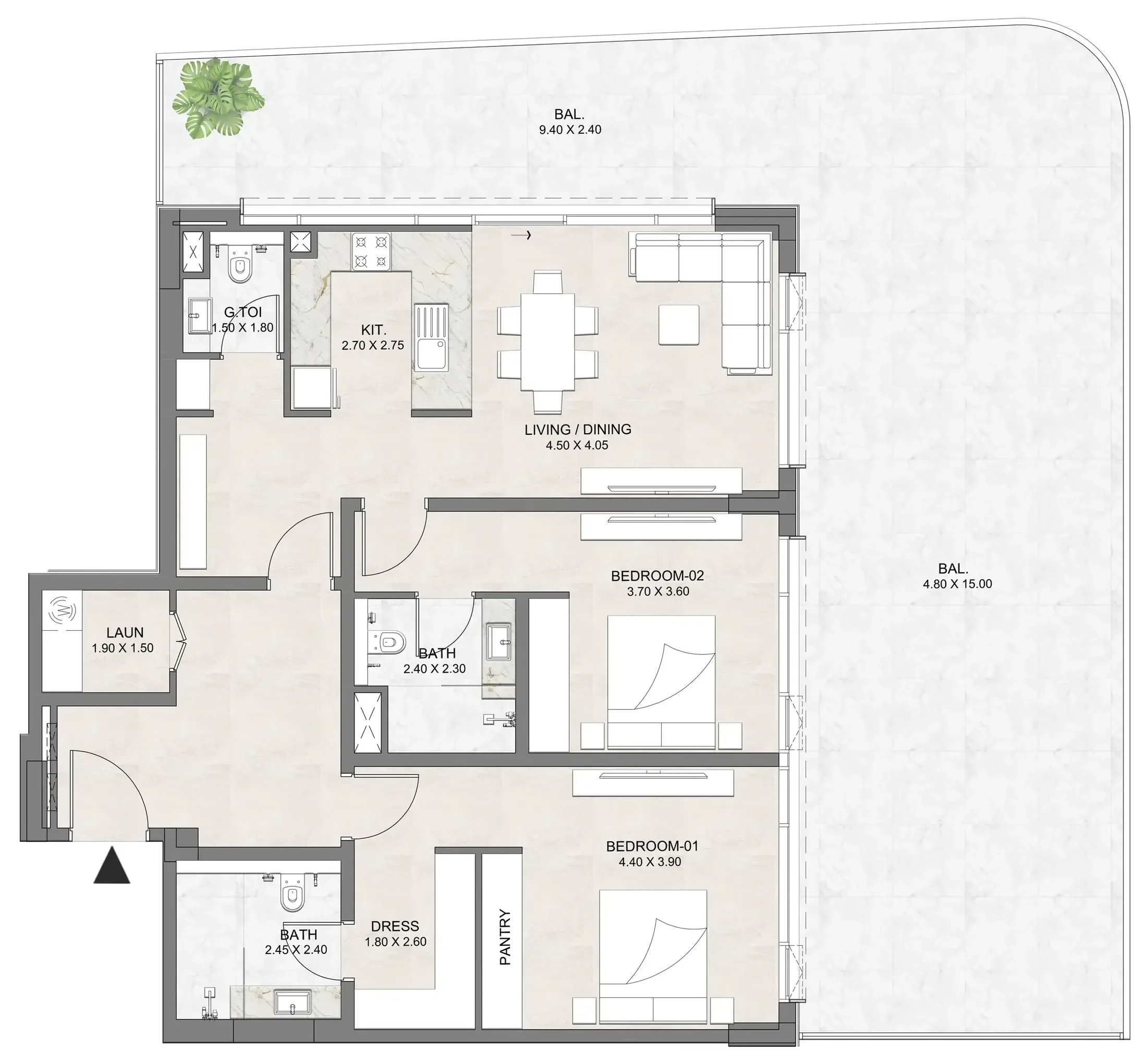 Dia Development Luzora Residence floor plan