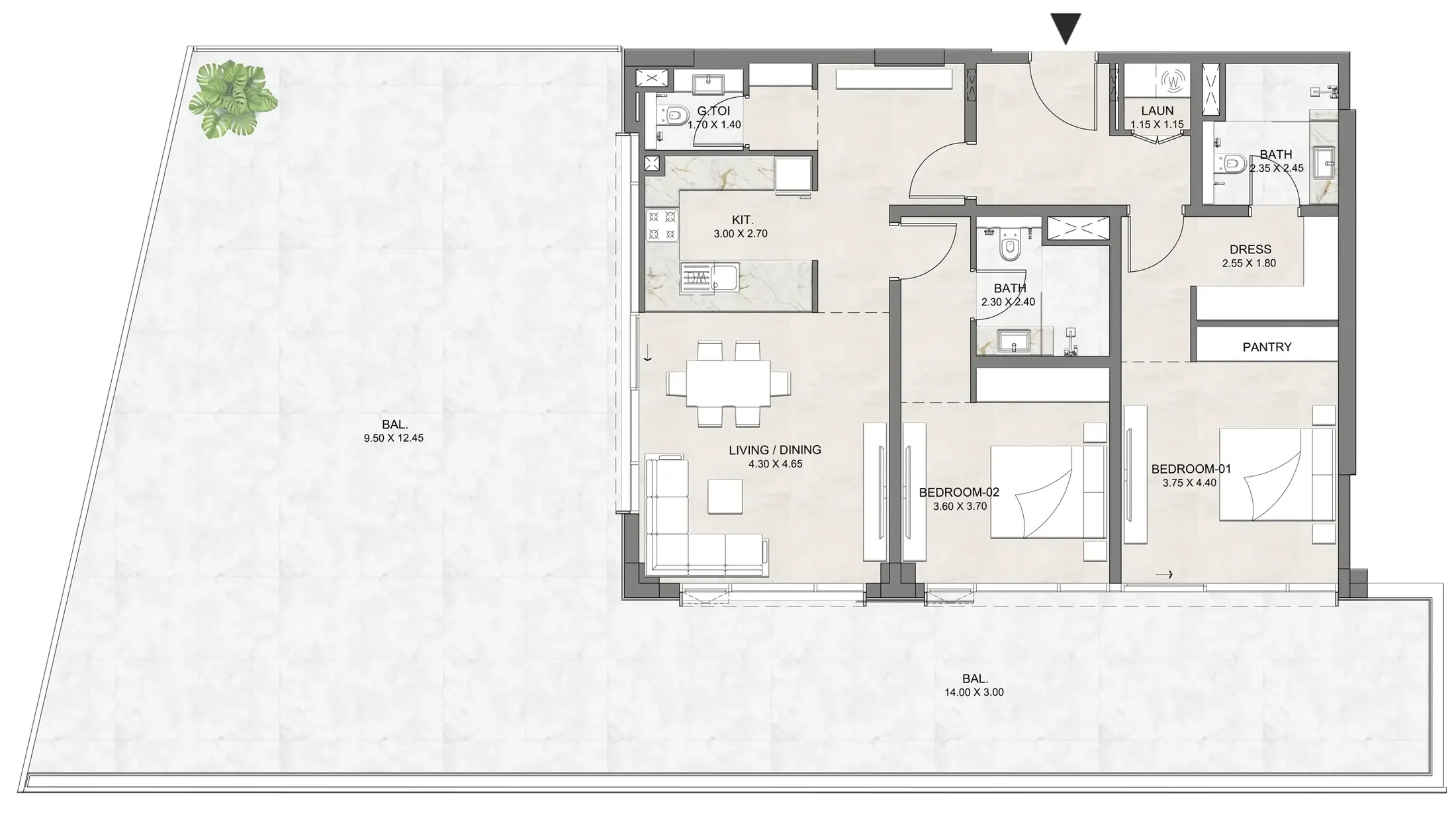 Dia Development Luzora Residence floor plan