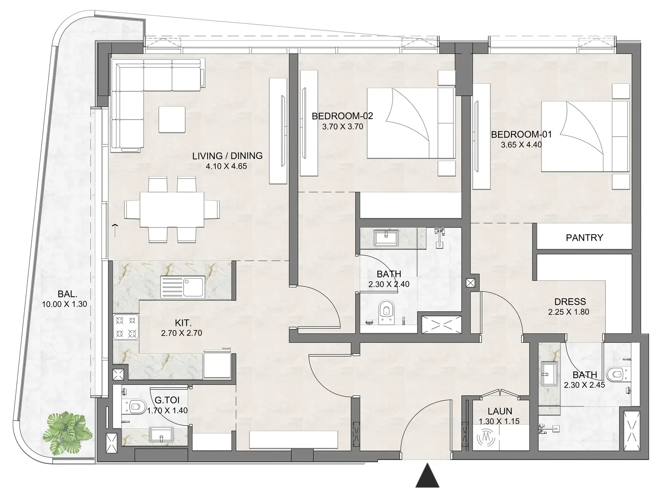 Dia Development Luzora Residence floor plan