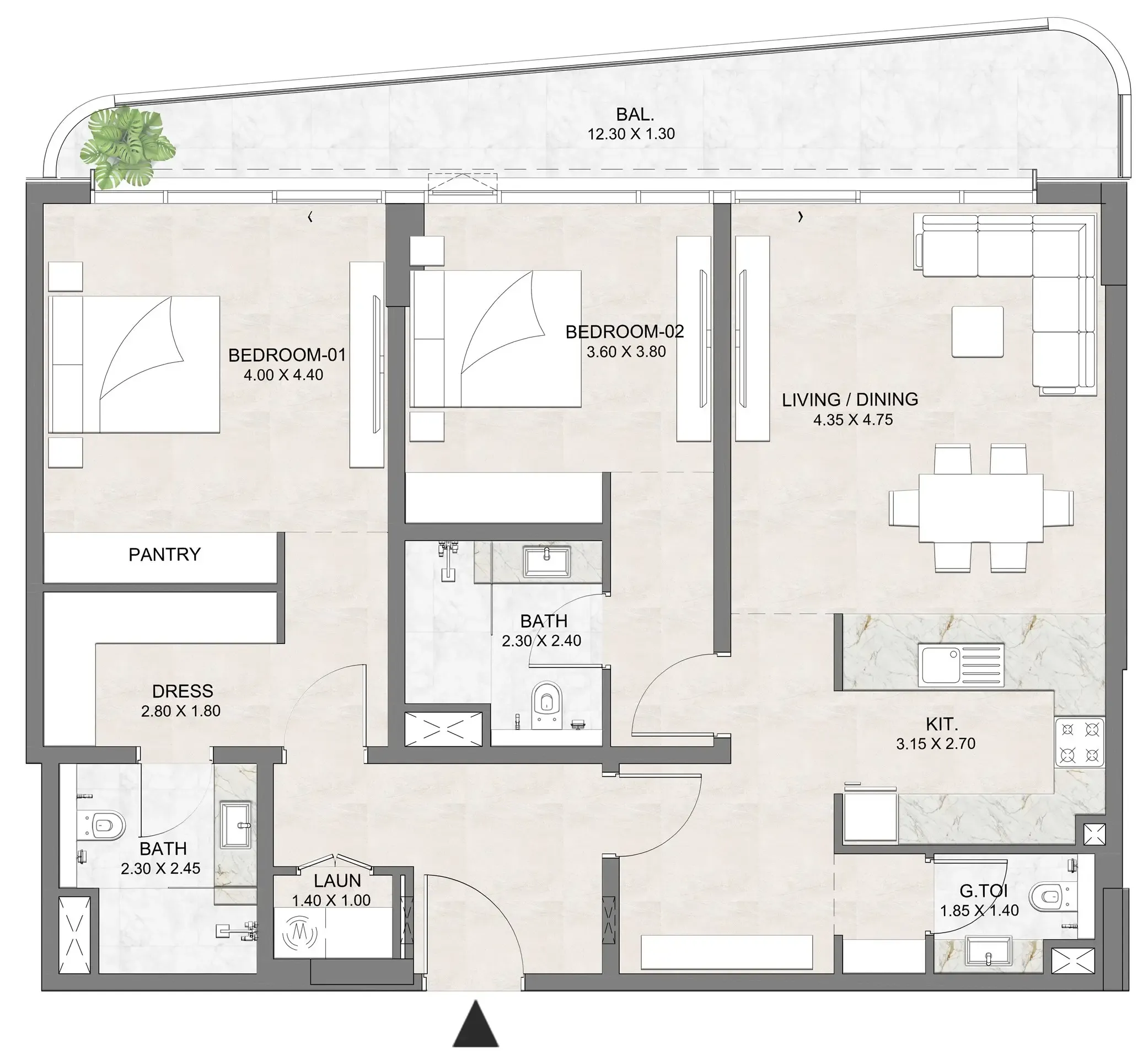 Dia Development Luzora Residence floor plan