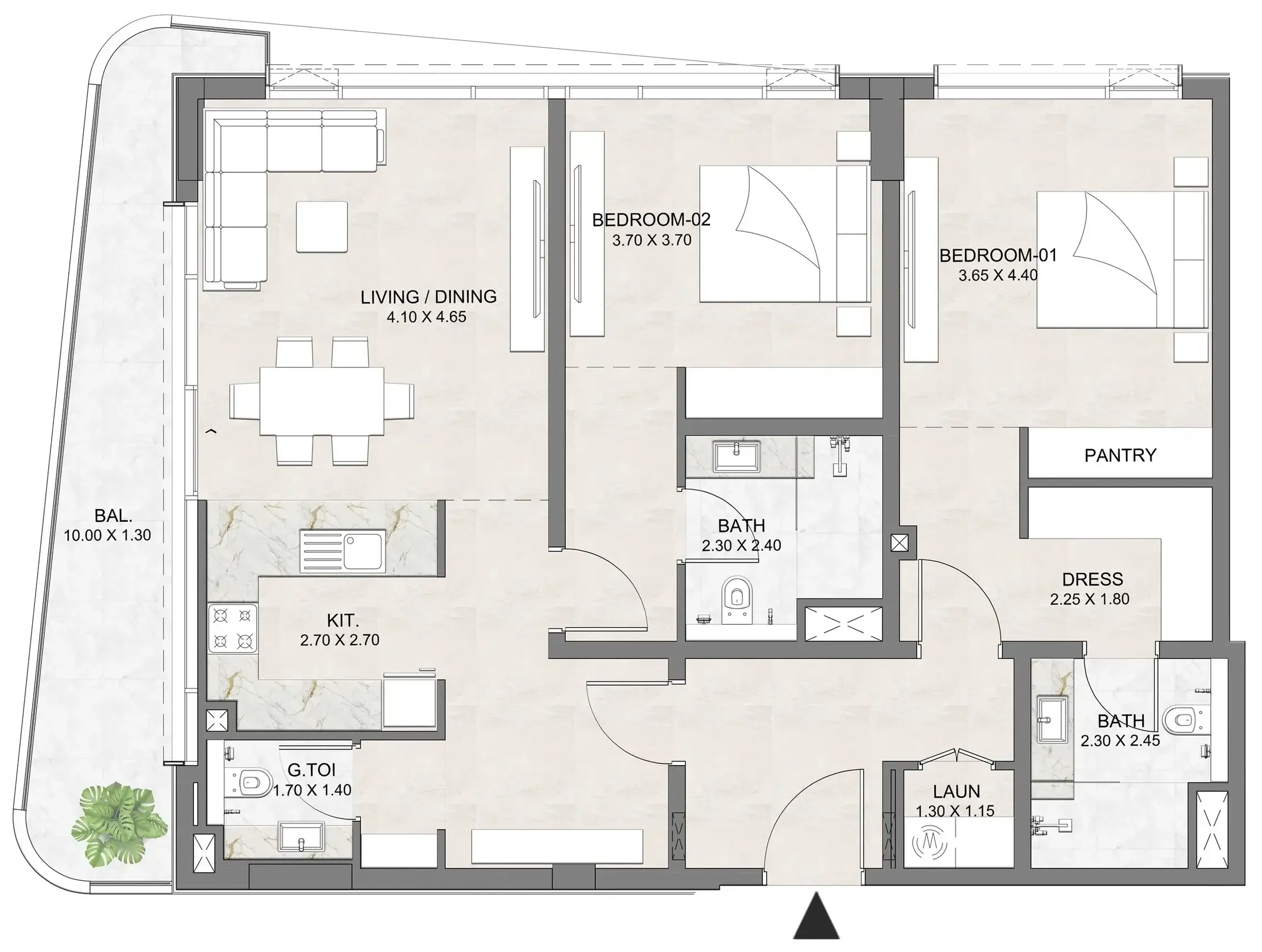 Dia Development Luzora Residence floor plan