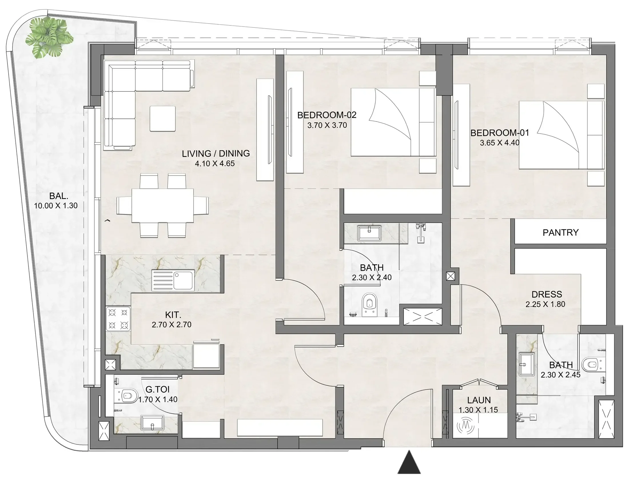 Dia Development Luzora Residence floor plan