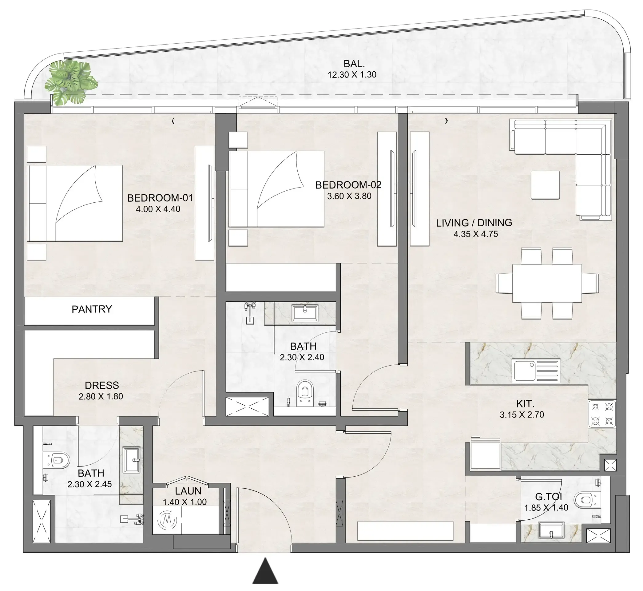 Dia Development Luzora Residence floor plan