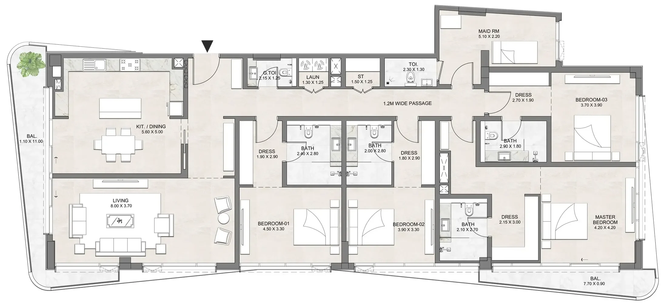 Dia Development Luzora Residence floor plan