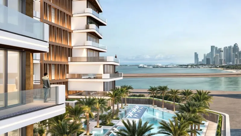 Exterior at Luzora Residence in Dubai Islands Dubai
