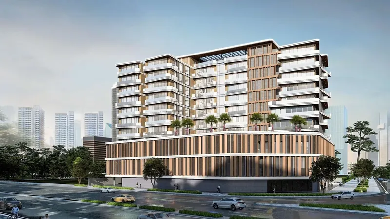 Exterior at Luzora Residence in Dubai Islands Dubai