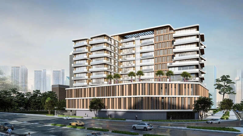 Exterior at Luzora Residence in Dubai Islands Dubai